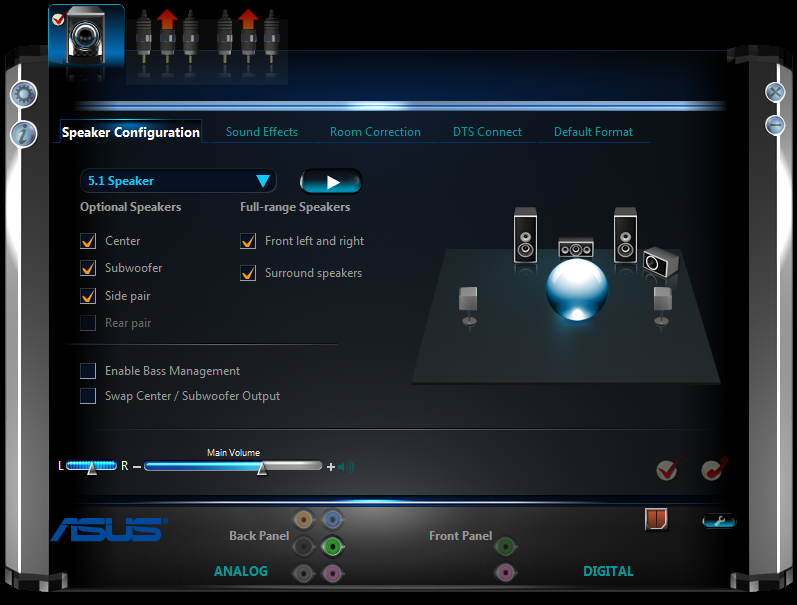 No sound in back audio panel jack - Realtek HD Audio ...