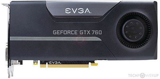 EVGA GTX 760 SC w/ EVGA Cooler Image