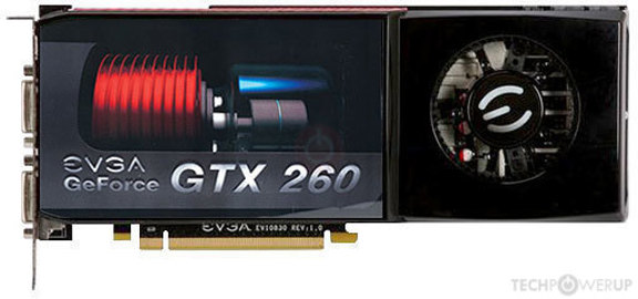 EVGA GTX 260 Core 216 Superclocked Image