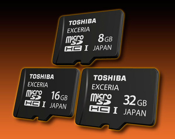 Toshiba desarrolla nuevas tarjetas microSDHC HD