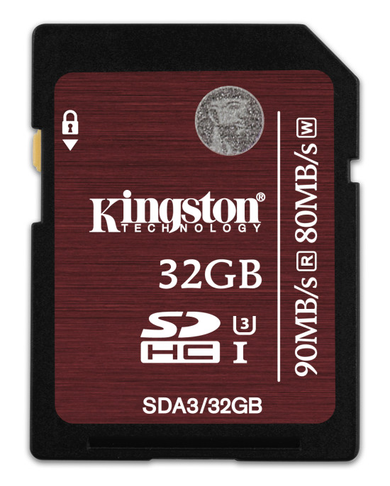 Kingston Digital Introduces SDHC/SDXC UHS-I Speed Class 3 (U3) Memory