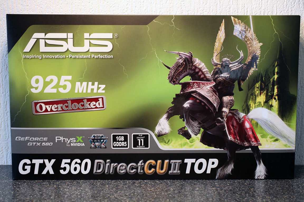 Обзор ASUS GeForce GTX 560 DirectCu II TOP 