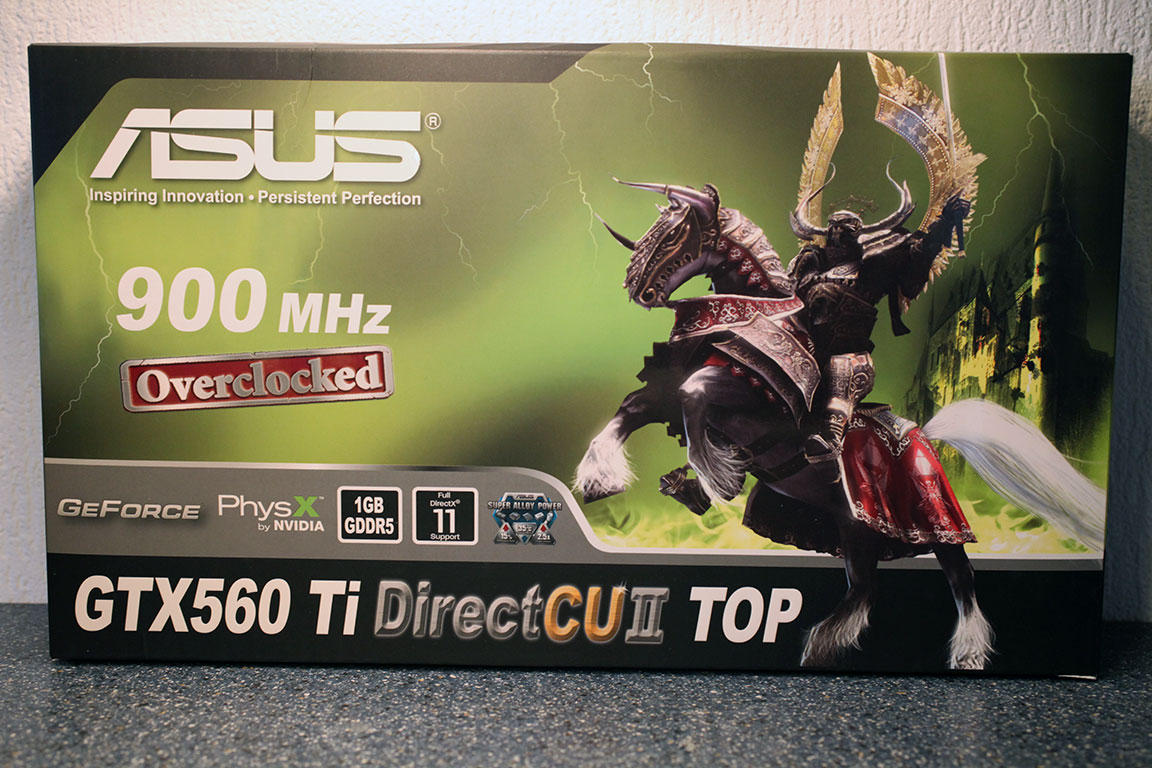 Обзор видеокарты GeForce GTX 560 DirectCU II TOP