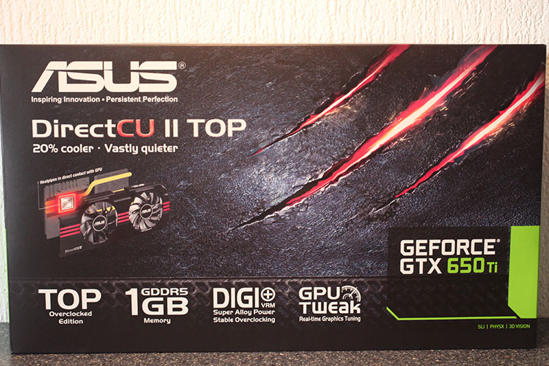 Обзор и тест ASUS GeForce GTX 650 Ti DirectCU II TOP