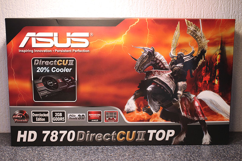 Обзор и тестирование видеокарты ASUS Radeon HD 7870 DirectCU II Top