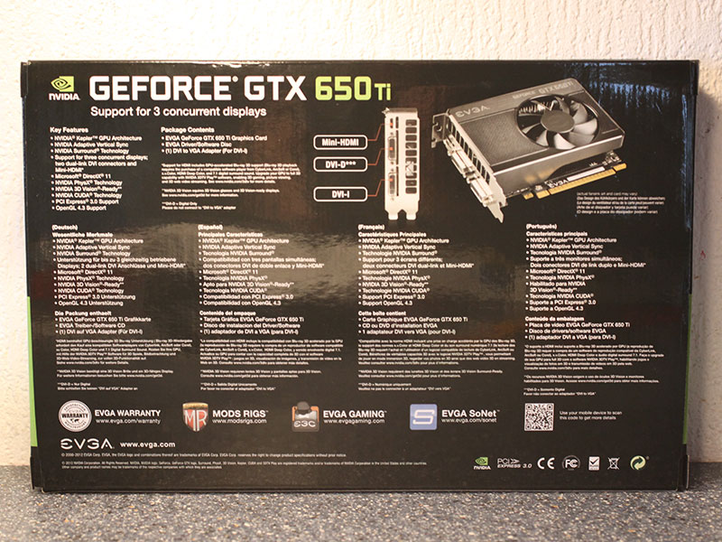 Обзор и тест EVGA GeForce GTX 650 Ti SSC