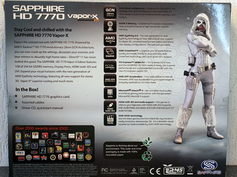 Обзор и тест Sapphire Radeon HD 7770 Vapor-X OC Edition
