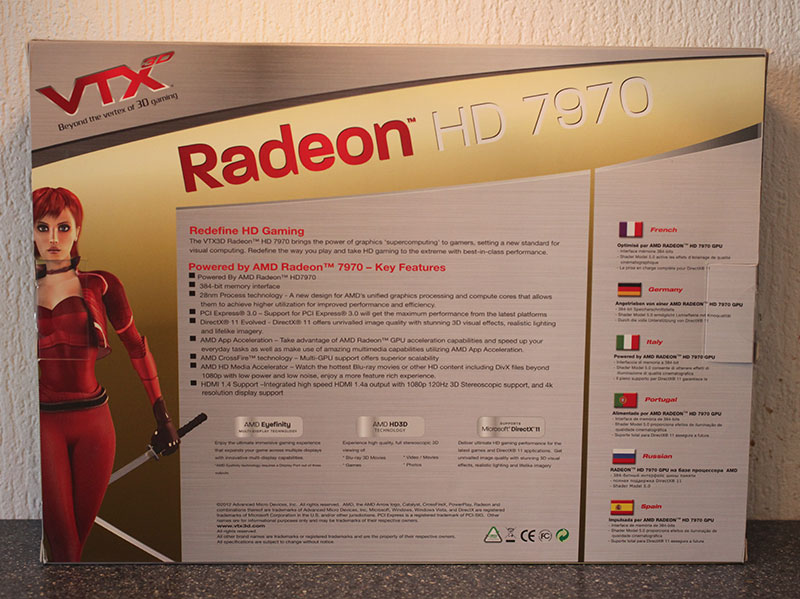 Обзор и тест VTX3D Radeon HD 7970 X-Edition