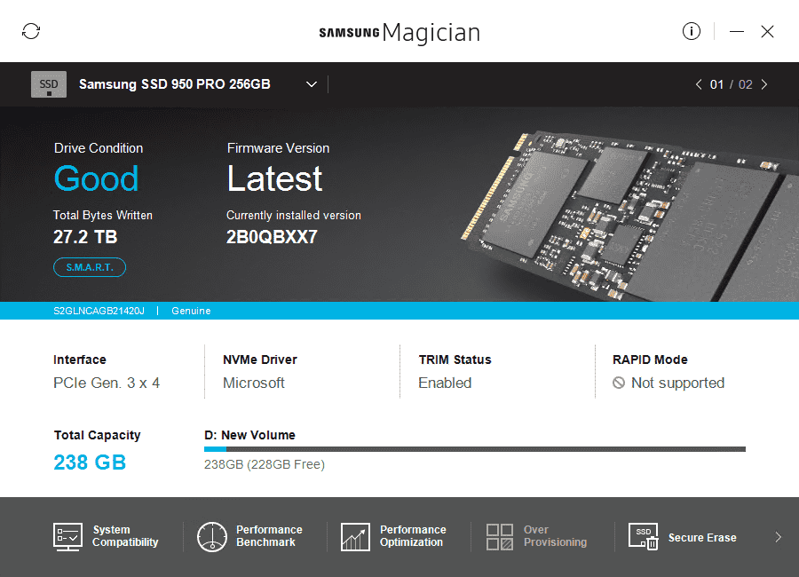 Samsung ssd wizard outlet