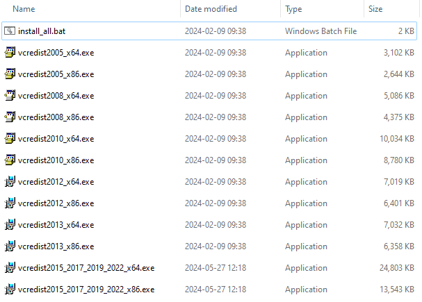 Visual C Redistributable Runtimes All In One Nov 21 Download Techpowerup