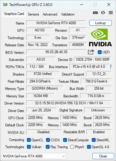 GPU-Z Graphics Card GPU Information Utility