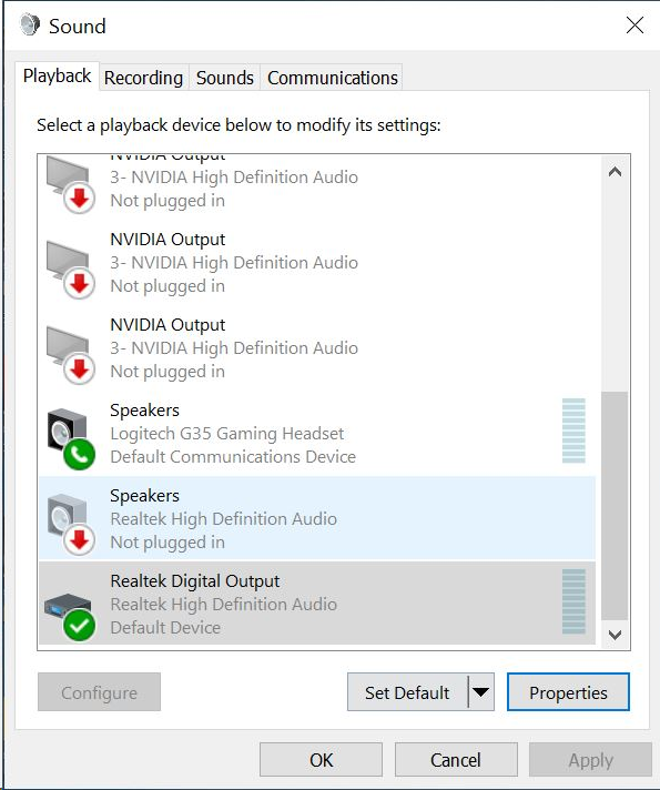 Realtek nvidia clearance high definition audio
