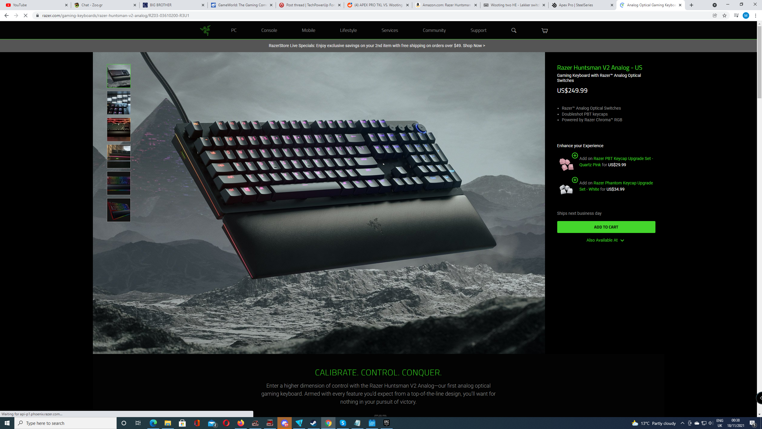 Mickey: APEX PRO  and Razer Huntsman V2 Analog    VS. Wooting Two HE  which to  buy  from... [​IMG]