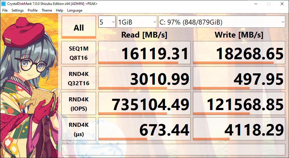 16GBsRead 18GBs Write 735104 IOPS Read CrystalDiskMark.PNG