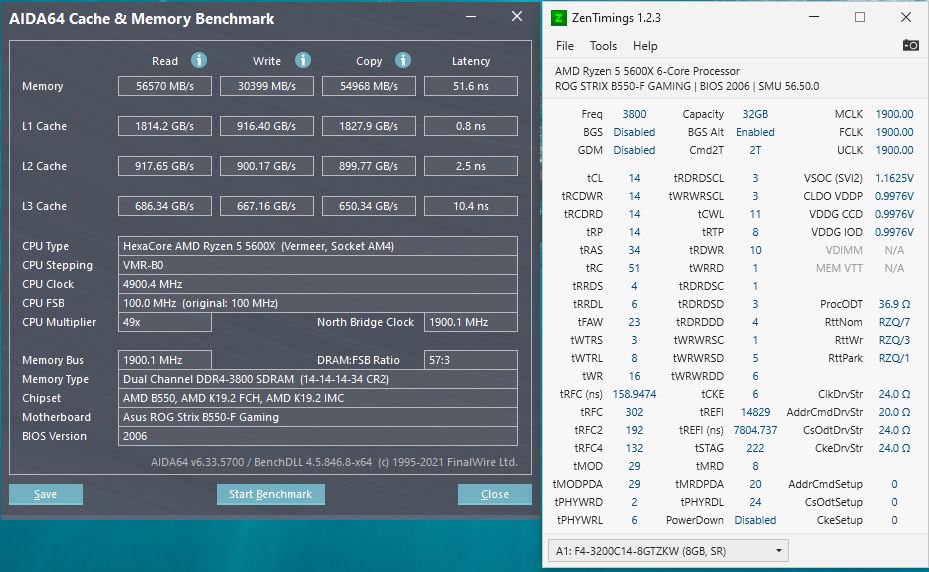 Share Your Aida 64 Cache And Memory Benchmark Here Page 59 Techpowerup Forums