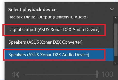 Mickey: Windows Sound mixer options - Speakers vs. Digital Output [​IMG]