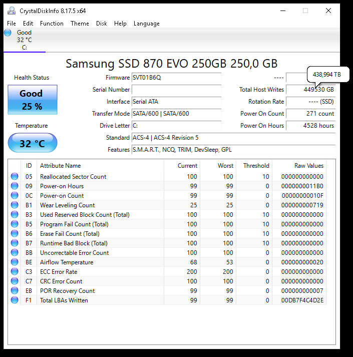 Transcend SSD225S 1 To - Disque SSD interne 2.5 SATA III - Disque SSD -  Transcend