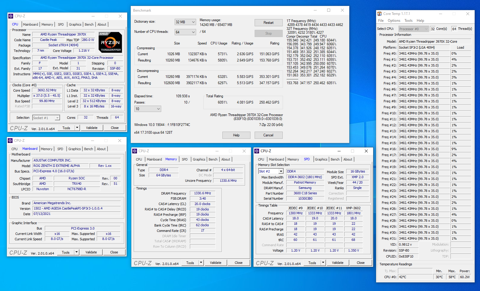 AMD Threadripper 3970X 7Zip Benchmark 1.PNG