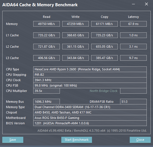 Share Your Aida 64 Cache And Memory Benchmark Here Page 33 Techpowerup Forums