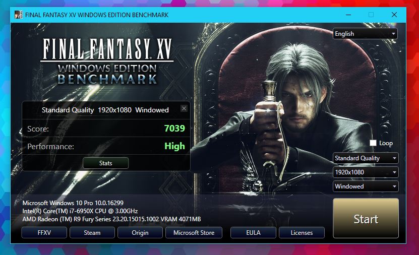 FINAL FANTASY XV Benchmark released | TechPowerUp Forums FINAL FANTASY XV Benchmark released | TechPowerUp Forums