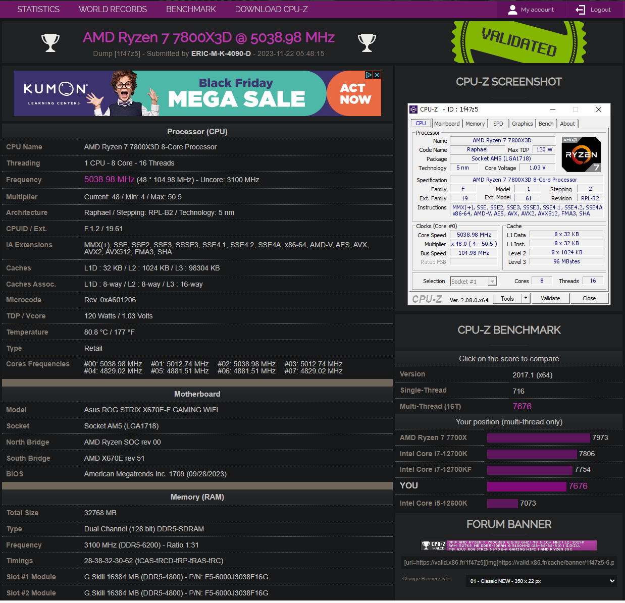 Share your CPUZ Benchmarks! | Page 95 | TechPowerUp Forums Share your CPUZ Benchmarks! | Page 95 | TechPowerUp Forums