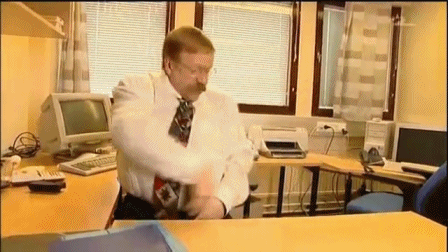 Fuck everything Office Desk Guy.gif