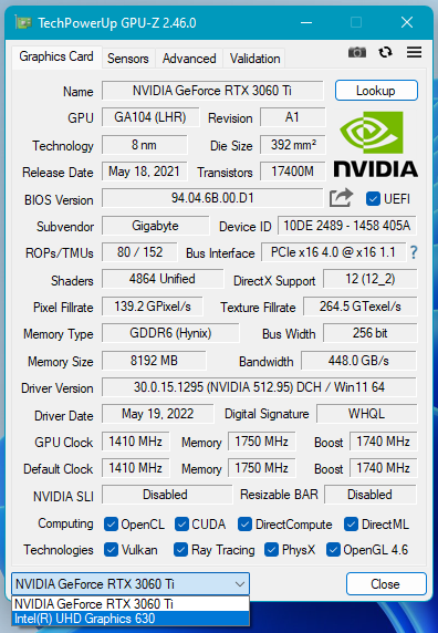 Issues With Zotac 3060 Ti Twin Edge OC LHR | TechPowerUp Forums