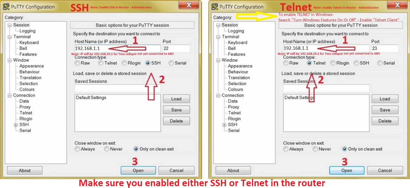 Putty SSH Telnet on 68U.jpg