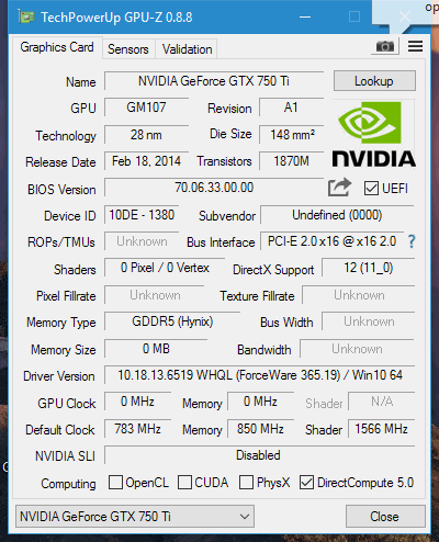 Is This A Fake Nvidia Geforce Gtx 750 Ti Techpowerup Forums
