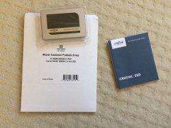Mickey: Anyone ever receive a Crucial SSD with this kind of packaging? [​IMG]