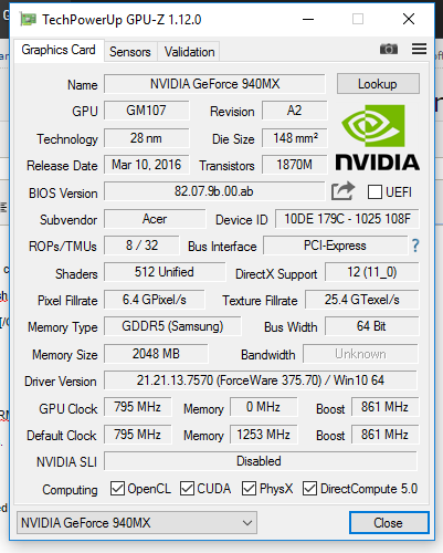 disabled bios for adapter 0 is Nvidia  NVFlash 940MX Forums TechPowerUp and