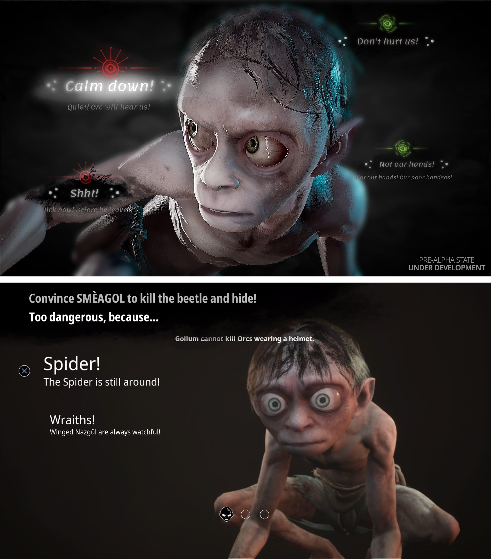 Actual real cutscene from The Lord of the Rings: Gollum™ : r/pcmasterrace