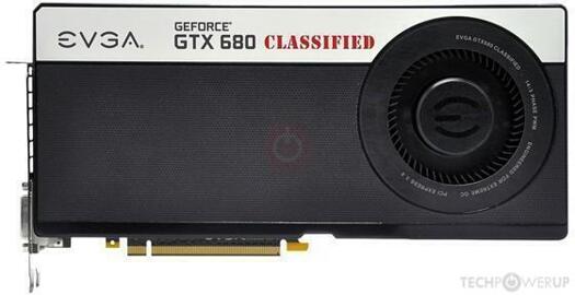 EVGA GTX 680 CLASSIFIED Image