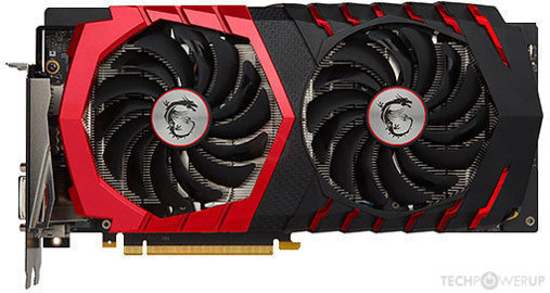 MSI GTX 1060 GAMING X Image