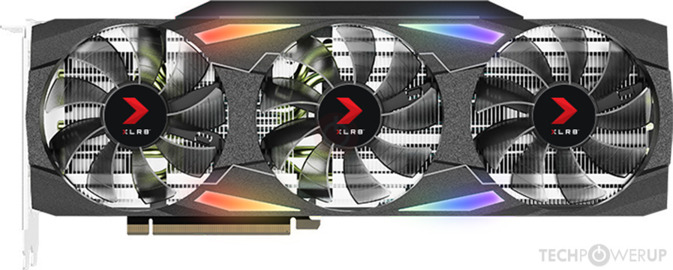 PNY XLR8 RTX 3090 UPRISING EPIC-X Triple Fan Image