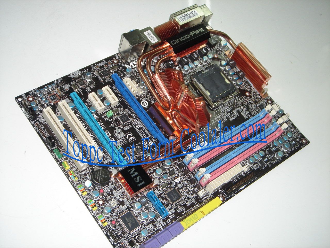 MSI P45D3 Platinum Cinco Pipe Motherboard Pictured | TechPowerUp Forums