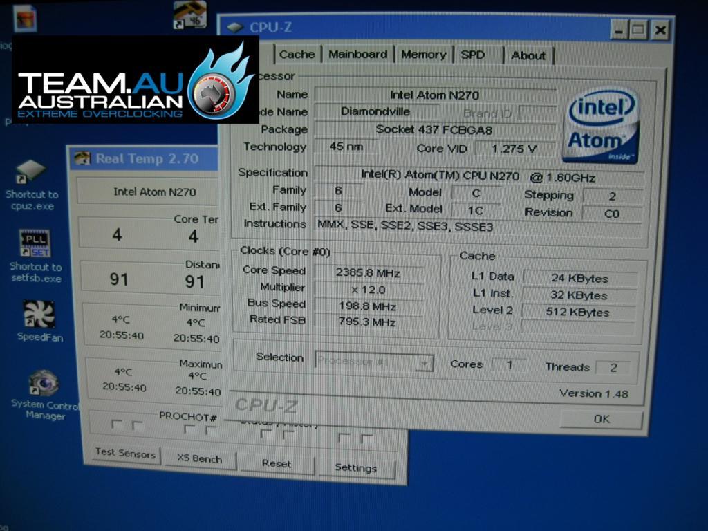 Moet zelf Ansichtkaart Intel Atom N270 Overclocked to 2385MHz, Probably the Fastest Atom Ever |  TechPowerUp Forums