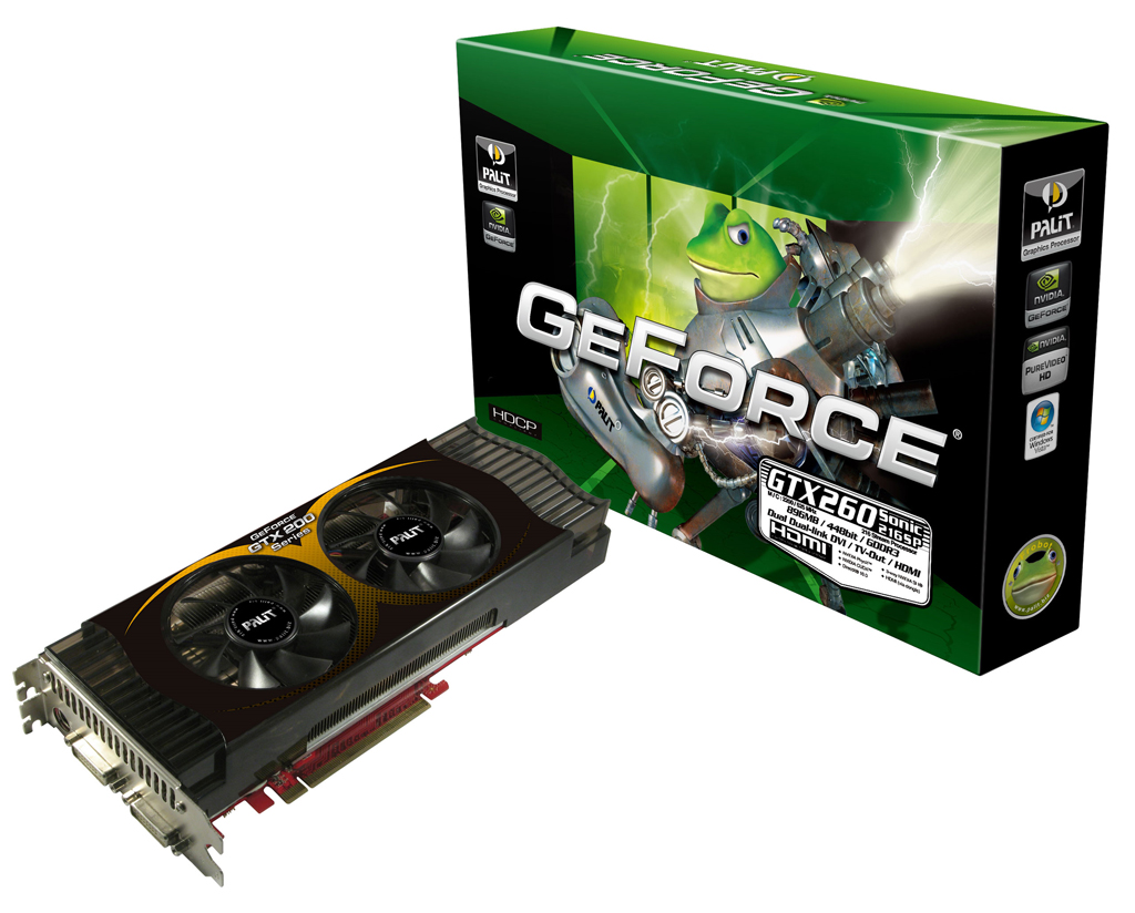 Palit Launches GeForce GTX 260 SONIC 216SP | TechPowerUp