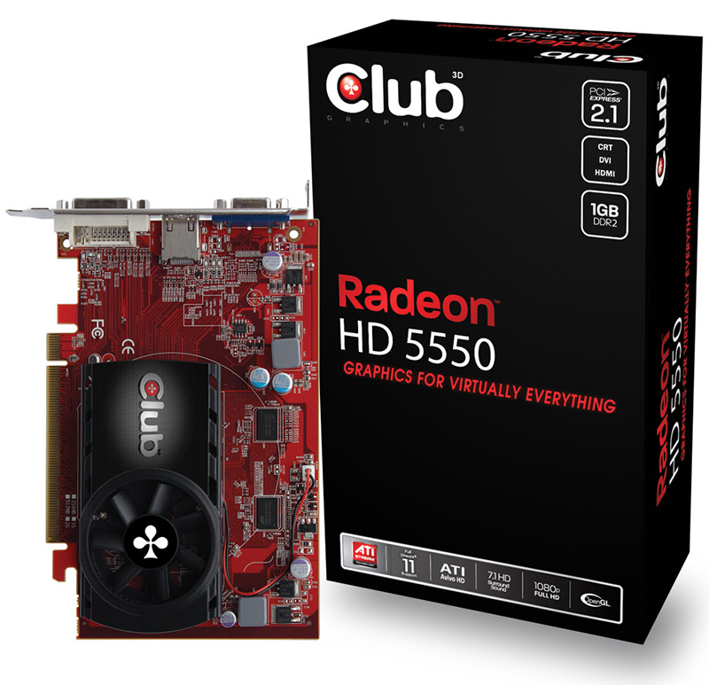 Connection request Go through Club 3D Unveils Radeon HD 5550 and HD 5570 Accelerators | TechPowerUp