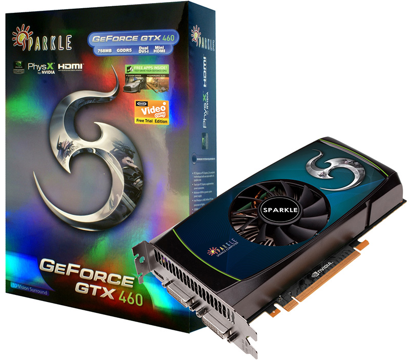 Sparkle Announces GeForce GTX 460 Series Graphics Cards ...
