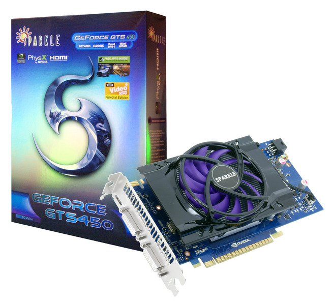 Sparkle Announces Geforce Gts 450 First Silent Gts 450 Graphics Card Techpowerup