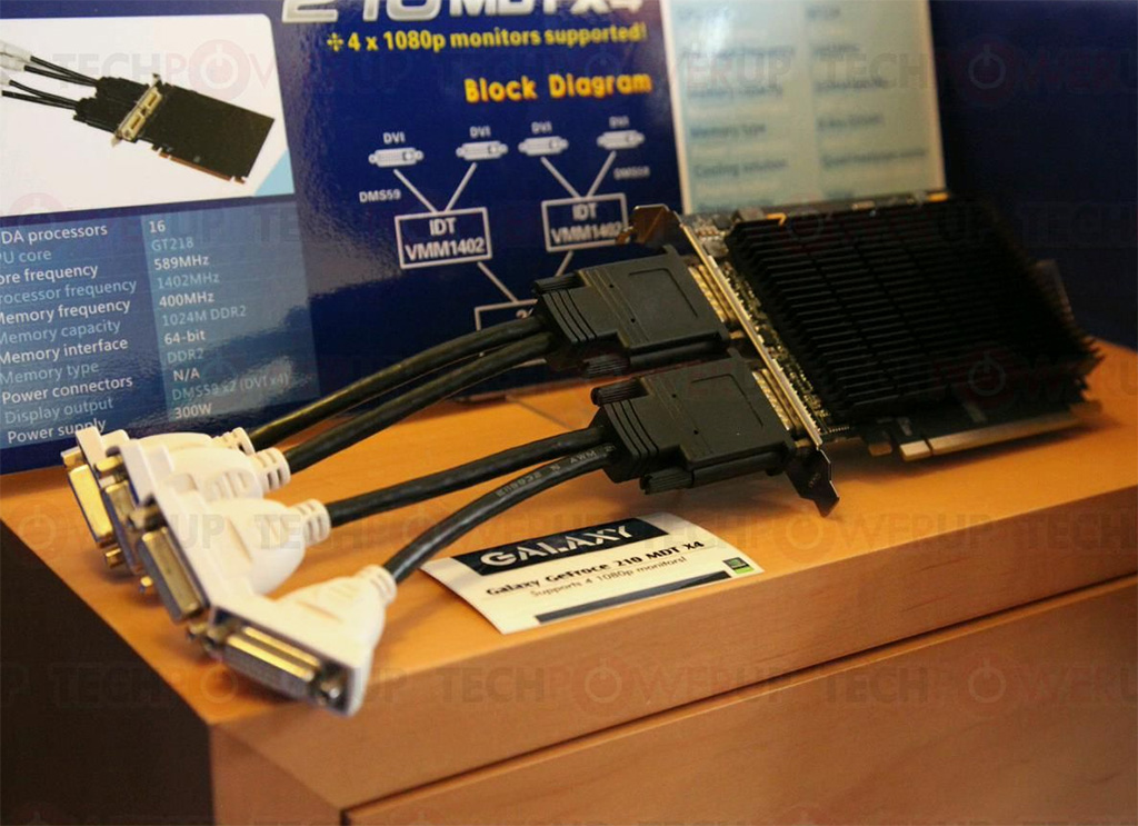 Galaxy Unveils its Multi Display Technology Graphics Cards TechPowerUp