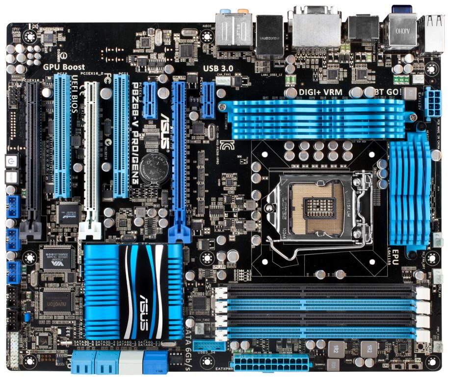 ASUS Unveils Trio of PCI-Express 3.0 Motherboards Based on Intel Z68