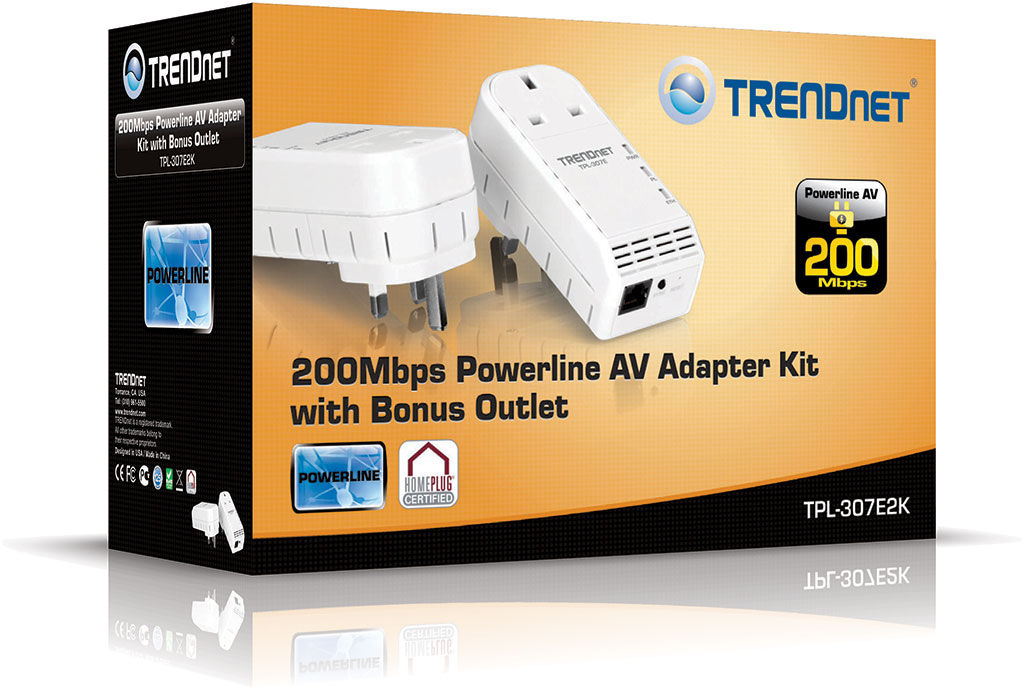 Powerline адаптер купить. Комплект адаптеров Powerline TRENDNET tpl-307e2k. Powerline адаптер.