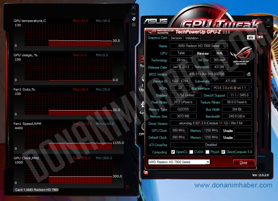 GPU-Z 0.5.8 Released, New Render Test for PCI-Express Bus and ASIC Quality  Feature