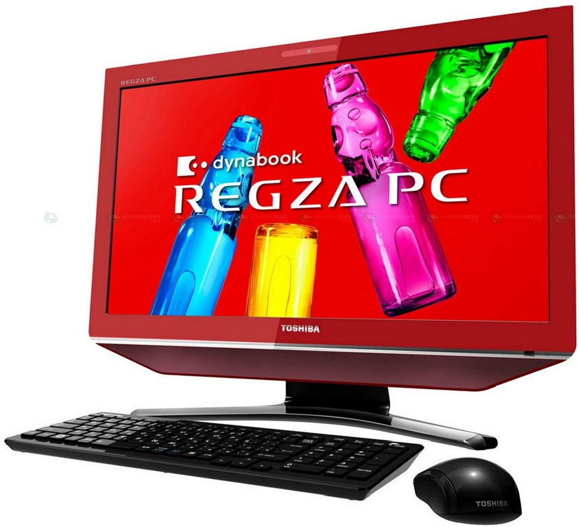 Toshiba dynabook REGZA PC D732 All-in-One Desktop Pictured 