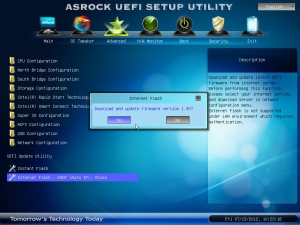 ASRock Develops First Web-Update Tool Within BIOS Setup Program