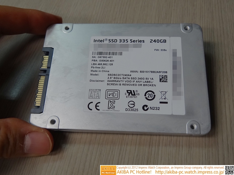 Intel 335 Series Solid Drive Appears |