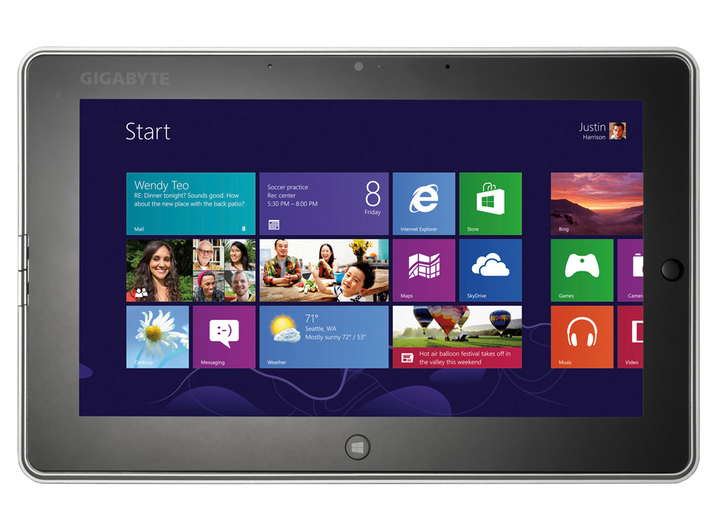Gigabyte S1082 Windows 8 Tablet PC Unveiled | techPowerUp