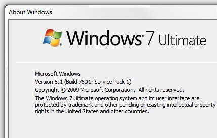 windows 7 update no service pack